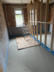 House rewire and extension